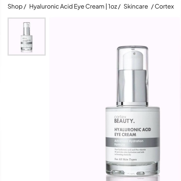 cortex beauty Other - New! Cortex Beauty Hyaluronic Acid Eye Cream | 1oz